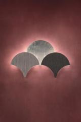 Palm wall lamp Art Deco composition 3 lights . Masiero. 