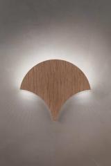 Palm wall lamp, hazelnut finish. Masiero. 