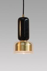 Andromède suspension en marbre noir et laiton satiné. Matlight. Andromède suspension en marbre noir et laiton satiné. Matlight.
