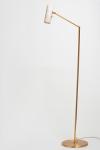 Flamingo gold and alabaster adjustable reading lamp. Matlight. 