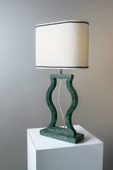 Lampe de table en marbre vert Guatemala collection Classic . Matlight. Lampe de table en marbre vert Guatemala collection Classic . Matlight.