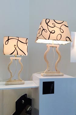 Classic marble table lamp. Matlight. 