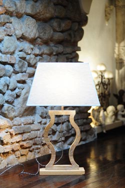 Classic lampe de table en marbre moyen modèle. Matlight. 
