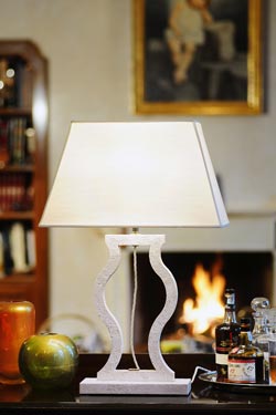 Classic medium model marble table lamp. Matlight. 