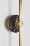Essential golden and black marble wall lamp . Matlight. 
