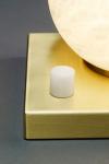 Moons lampe de table boule en albâtre. Matlight. 