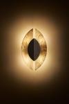 Alabaster and bronze wall lamp Shields. Matlight. 