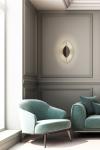 Alabaster and bronze wall lamp Shields. Matlight. 
