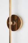 Stick contemporary wall lamp in  brass and  green marble. Matlight. 