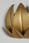 Leaves gold wall lamp. Matlight. 