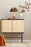Mushroom table lamp with alabaster base Funghetto. Matlight. 