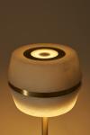 Cordless lamp in satin-finish brass and alabaster Tommy. Matlight. 