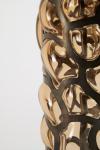 Blown Clouds glass and bronze metal table lamp. Matlight. 
