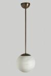 Alabaster Moon round alabaster pendant light. Matlight. 