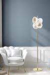 Butterfly double floor lamp in brass and alabaster. Matlight. 