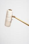 Flamingo gold and alabaster adjustable reading lamp. Matlight. 