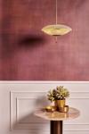 Cosmo alabaster saucer pendant. Matlight. 