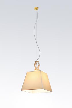 Single marble pendant. Matlight. 