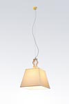 Single marble pendant. Matlight. 