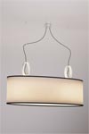 White double Deco Pendant in Carrara Marble. Matlight. 