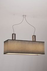 Suspension double grise en marbre Contemporary. Matlight. Suspension double grise en marbre Contemporary. Matlight.