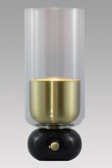 Andromeda black marble and satin brass table lamp. Matlight. Andromeda black marble and satin brass table lamp. Matlight.