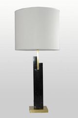 Black marble table lamp Skyline. Matlight. Black marble table lamp Skyline. Matlight.