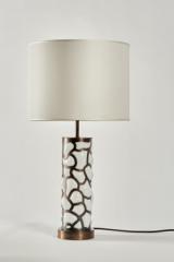 Blown glass and bronze table lamp Blown Clouds. Matlight. 