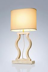 Classic marble table lamp. Matlight. 