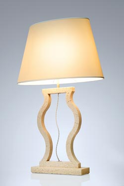 Large Classic Marble Table  Lamp. Matlight. 
