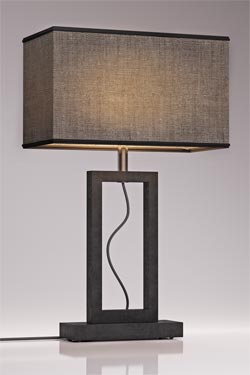 Medium Contemporary Gray Marble table lamp. Matlight. 