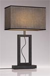 Medium Contemporary Gray Marble table lamp. Matlight. 