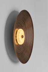 Gong bronze and alabaster wall light. Matlight. 