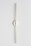 Grand Stick large contemporary wall light in satin-finish brass and alabaster. Matlight. 