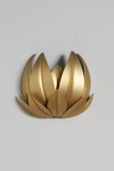 Leaves gold wall lamp. Matlight. 