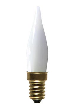 Ampoule Flamme de bougie La grande  Châtelaine. Minilampe. 