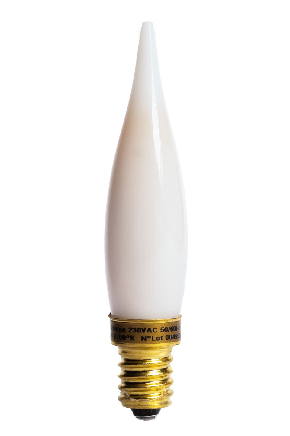 Ampoule Flamme de bougie La grande Châtelaine-Ampoules flamme, LED, CRI>90,  LED haut de gamme - Réf. 23030301 - mobile