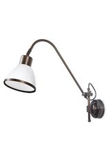 Applique laiton antique verre opale blanc . Moretti Luce. Applique laiton antique verre opale blanc . Moretti Luce.