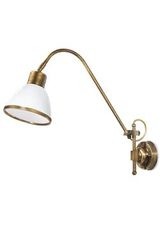 Applique laiton verni verre opale blanc . Moretti Luce. Applique laiton verni verre opale blanc . Moretti Luce.