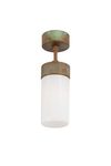 Cylindrical ceiling silindar made of opal glass. Moretti Luce. 