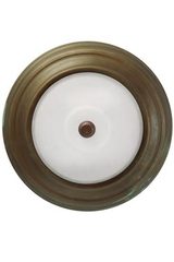 Outdoor ceiling light in aged brass. Moretti Luce. Outdoor ceiling light in aged brass. Moretti Luce.