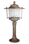 Onda small outdoor beacon lantern on stand 51cm. Moretti Luce. 