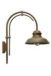 Atelier outdoor wall lamp in flared bell 60cm. Moretti Luce. 