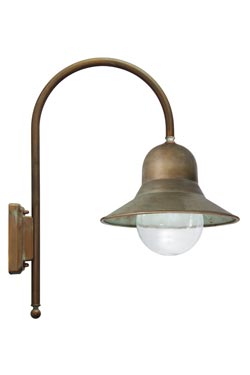 Campanula outdoor wall light U-arm. Moretti Luce. 