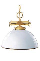 Grande suspension coupole blanche style marin. Moretti Luce. Grande suspension coupole blanche style marin. Moretti Luce.