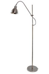 Lampadaire télescopique en nickel patiné . Moretti Luce. Lampadaire télescopique en nickel patiné . Moretti Luce.