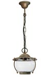 Aged brass pendant light Marine range. Moretti Luce. 