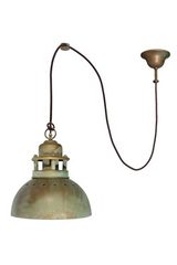 Cambusa pendant lamp in aged brass. Moretti Luce. Cambusa pendant lamp in aged brass. Moretti Luce.