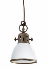 Pendula suspension vintage américaine en verre blanc. Moretti Luce. Pendula suspension vintage américaine en verre blanc. Moretti Luce.