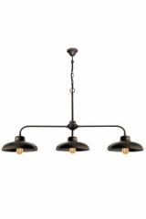 Samoa suspension 3 lumières en laiton bruni. Moretti Luce. Samoa suspension 3 lumières en laiton bruni. Moretti Luce.